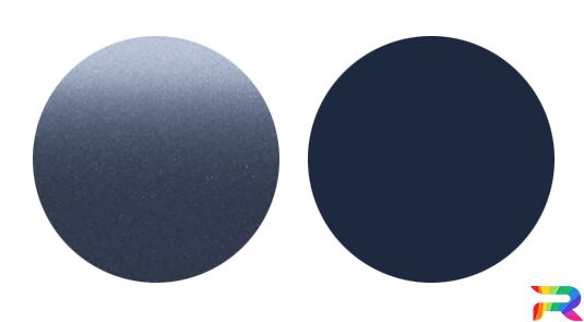 Краска Nissan цвет ZLZ, BZLZ - Grayish Blue (Базовая)