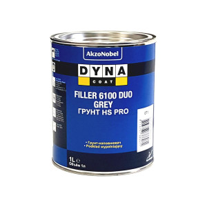 Dynacoat Грунт-выравниватель HS 6100 DUO PRO серый 1 л. (мокрый по мокрому, на катафорез)-02