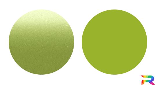 Краска Toyota цвет 6T9 - Yellow Green (Базовая)