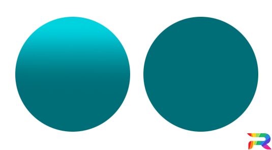 Краска Citroen цвет ESXA, ESX - Turquoise (Акриловая)
