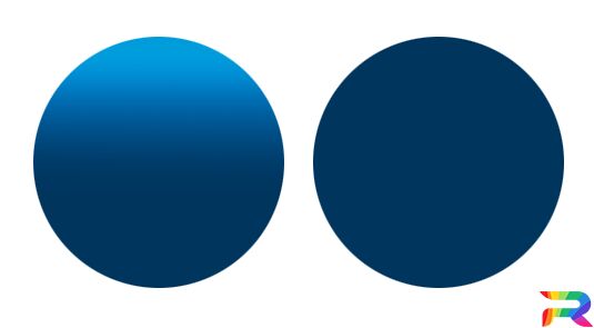 Краска Volkswagen цвет R510, 9552 - Enzianblau (Акриловая)