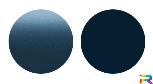 Краска Toyota цвет 8T1 - Grayish Blue (Базовая)