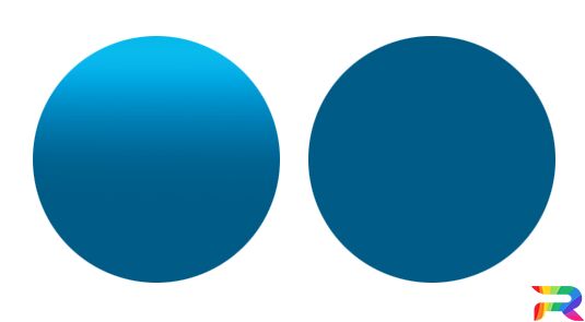 Краска для автомобилей Scania цвет 1396336, 1700940 -  Blue (Акриловая)