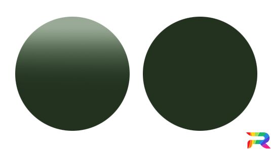 Краска для автомобилей Rover цвет GN37 -  Almond Green (Акриловая)