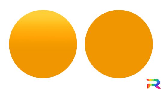 Краска для автомобилей DAF цвет 1743641, 1743641-2412, 1743641-2412-AA-F, 2412, BF20574, S8535 -  Hyster Geel (Акриловая)