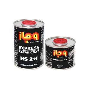 Быстрый лак Ilpa Premium Express НS 2+1 1 л. с отвердителем 0,5 л. 1