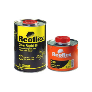 Reoflex Супербыстрый акриловый лак 2+1 Rapid 1 л. с отвердителем 0,5 л.-02