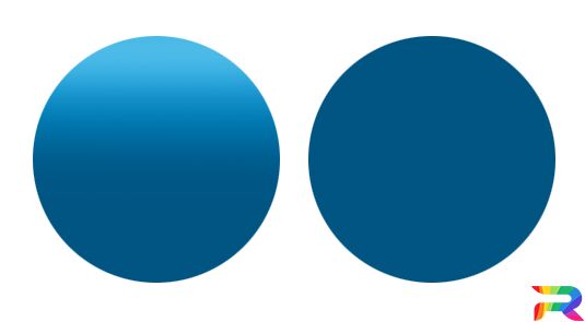 Краска Hyundai цвет CT - Corona Blue (Базовая)
