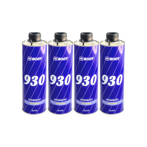 Body Антикор 930 черный 1 л. евробаллон, комплект из 4 штук.