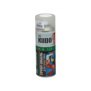 Грунт-эмаль для пластика KUDO Arte KU-6001 серый аэрозоль 520 мл.