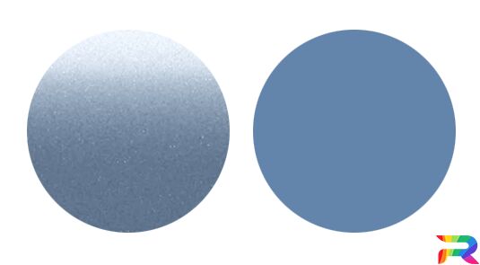 Краска Nissan цвет TK2 - Purplish Blue (Базовая)