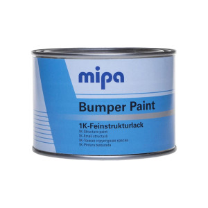 Структурная автомобильная краска для бампера Mipa Bumper Paint 1K черный 0,5 л.