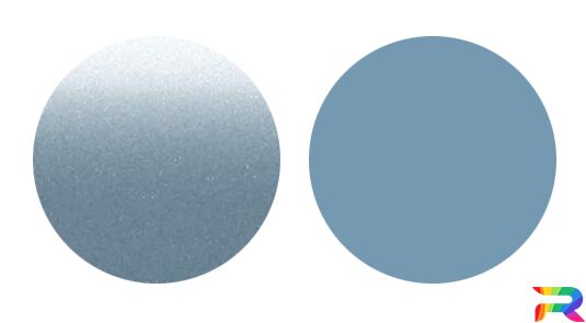 Краска Toyota цвет 1H7 - Serena Bluish Silver (Базовая)