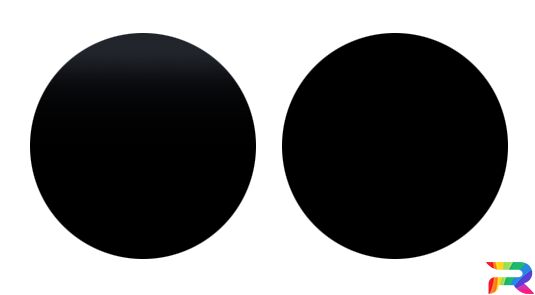 Краска для автомобилей Ford цвет RI, UA -  Raven Black (Базовая)