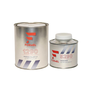 Грунт FORMEL 1290 High Quality HS 4_1 2K серый 0,8 л + отв. 5290 0,2 л.-02