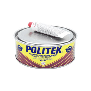 POLITEK Шпатлёвка со стекловолокном Micro Glass Fiber PP-250 (зеленая) 0,9 кг.-02