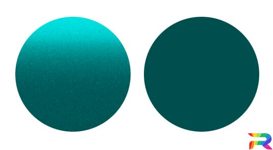 Краска Toyota цвет 756 - Turquoise (Базовая)