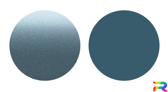 Краска Citroen цвет KGY, U5 - Bleu Phlilae (Базовая)