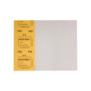 Наждачная бумага Smirdex P40 Dry Sanding для сухого шлифования в листах 230 * 280 мм.