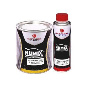 Грунт толстослойный акриловый автомобильный Numix 2K 4+1 High Build Primer серый 1