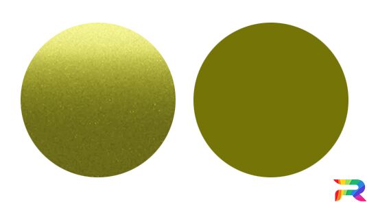 Краска Daihatsu цвет G43 - Yellow Green (Базовая)