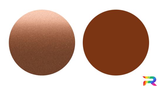 Краска Peugeot цвет 4550 - Light Brown (Базовая)