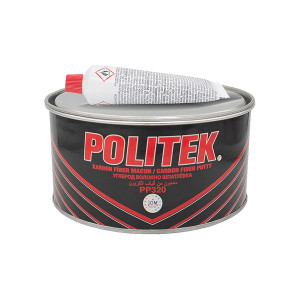 POLITEK Шпатлёвка карбоновая Carbon Fiber PP-320 (черная) 0,4 кг.-02