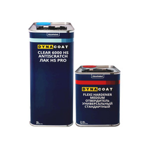 Dynacoat Лак против царапин 6000 Antiscratch PRO HS 5 л. + отвердитель Flexi Medium 2,5 л.