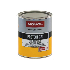Грунт акриловый однокомпонентный наполняющий Novol Protect 370 Acrylic Filler 1K серый 0,5 л.