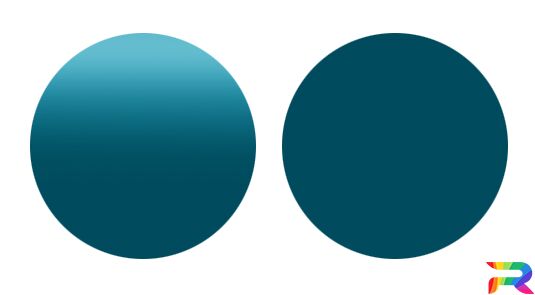 Краска Mini цвет YA74, A74 - Oxygen Blue (Базовая)
