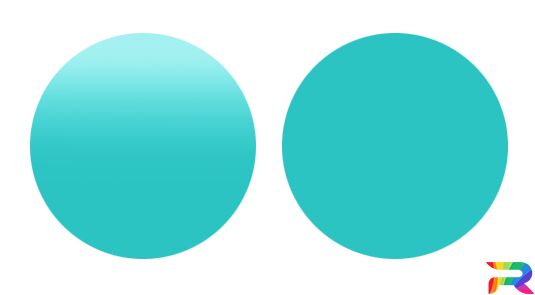 Краска для автомобилей Nissan цвет 450 -  Turquoise (Акриловая)