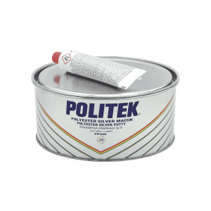 POLITEK Шпатлёвка Alu PP-280 (серебристая) 0,9 кг.-02
