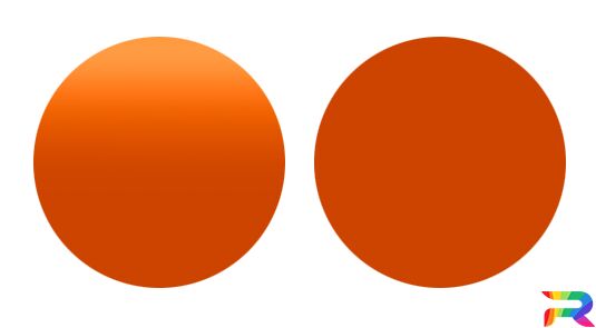 Краска для автомобилей Man-Buessing цвет L20B -  Leuchtorange (Акриловая)