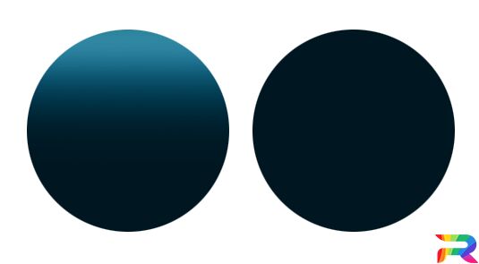 Краска Mini цвет YB18, B18 - Surf Blue (Базовая)