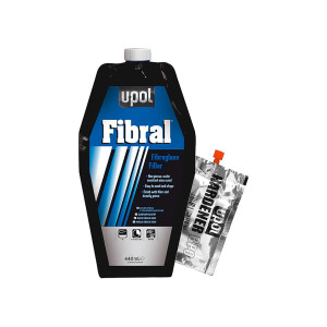 U-POL Шпатлевка стекловолоконная 440мл, пакет-02