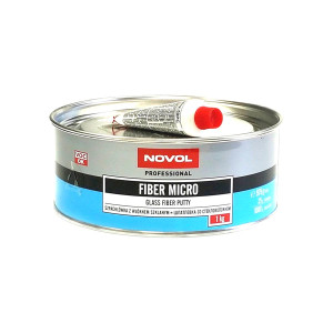 NOVOL Шпатлёвка со стекловолокном FIBER MICRO 1,0кг-03