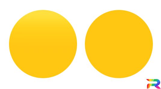 Краска для автомобилей DAF цвет 1857631, CC407 -  Klomp Geel (Базовая)