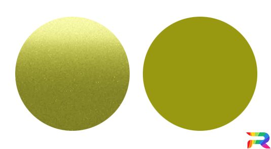 Краска Chevrolet цвет 49U - Yellow Green (Базовая)