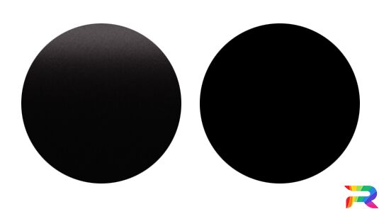 Краска для автомобилей Ford цвет PA -  Black (Базовая)