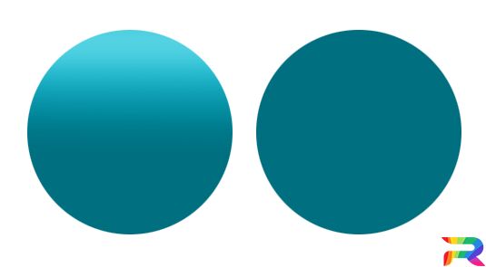 Краска ВАЗ (Лада) цвет 417 - Пицунда / Caribbean Blau (Базовая)