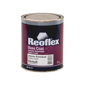 Эмаль базовая белая  0,8 л Reoflex _уп 6-02