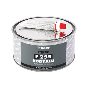 Шпатлевка автомобильная HB Body F255 Alu с алюминиевым наполнителем 1,8 кг. 1