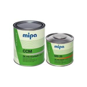 Mipa лак матовый 2K HS Klarlack matt CCM 1 л. + отвердитель MS 25 0.5 л.-03