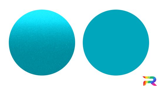 Краска для автомобилей Nissan цвет BRBS, RBS -  Lt. Blue (Базовая)