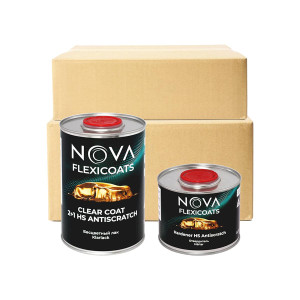 Устойчивый к царапинам автомобильный акриловый лак NOVA Flexicoats 2+1 Antiscratch (6 комплектов) 1
