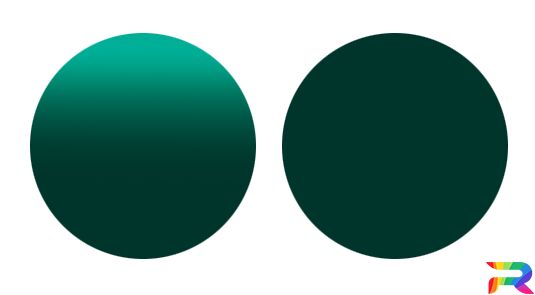 Краска DAF цвет F1775, 1859162, CC445 - Friesengruen (Акриловая)