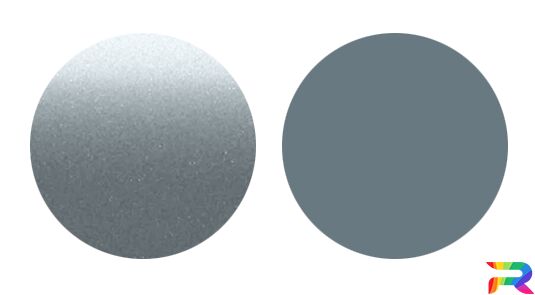 Краска Acura цвет NH829M, NH-829M - Slate Silver (Базовая)