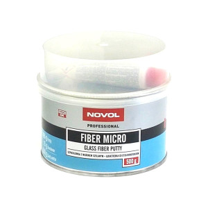 NOVOL Шпатлёвка со стекловолокном FIBER MICRO 0,5кг-03