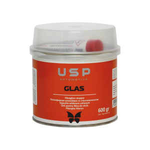Шпатлевка со стекловолокном USP Glas 0,6 кг.