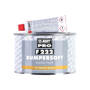 Body PRO Шпатлевка F222 BUMPERSOFT черная 1 кг.-02